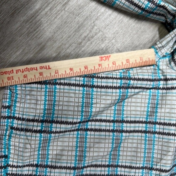 Body Glove Plaid Surf Shorts Swim Trunks Men's 38 Unlined Zip Pockets Relaxed - Picture 11 of 11